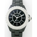 シャネル CHANEL Ｊ１２ zH0685 38mm　ブラックセラミックブレス　ベゼルダイヤアフター ブラック