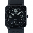 ベル＆ロス　BELL＆ROSS　BR03-92CFB-R　42mm　PVD　ブラック　自動巻