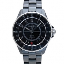 シャネル　CHANEL　J12　GMT　H3102　38mm　ブラック