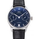 IWC ポルトギーゼ 7デイズパワーリザーブ IW500710 ブルー 39381