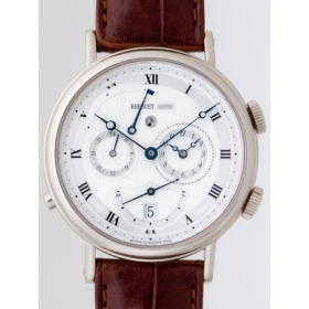 ブレゲ Breguet クラシック 5707BB/12/9V6 GMTアラーム シルバー