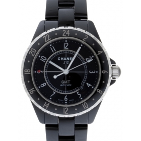 シャネル CHANEL Ｊ１２ zH2012 42mm　GMT　ブラックセラミックブレス　 ブラック