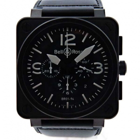 ベル＆ロス　BELL＆ROSS　BR01-94CFB-CA　46mm　クロノグラフ　ブラック　PVD　自動巻