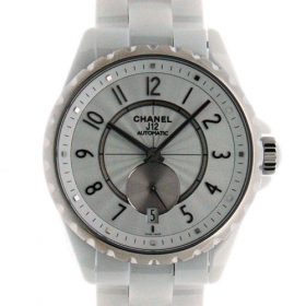 シャネル　CHANEL　J12-365　H3837　36.5mm　スモールセコンド　ユニセックス　ホワイト